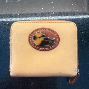 Dooney & Bourke Tan and Brown Wallet